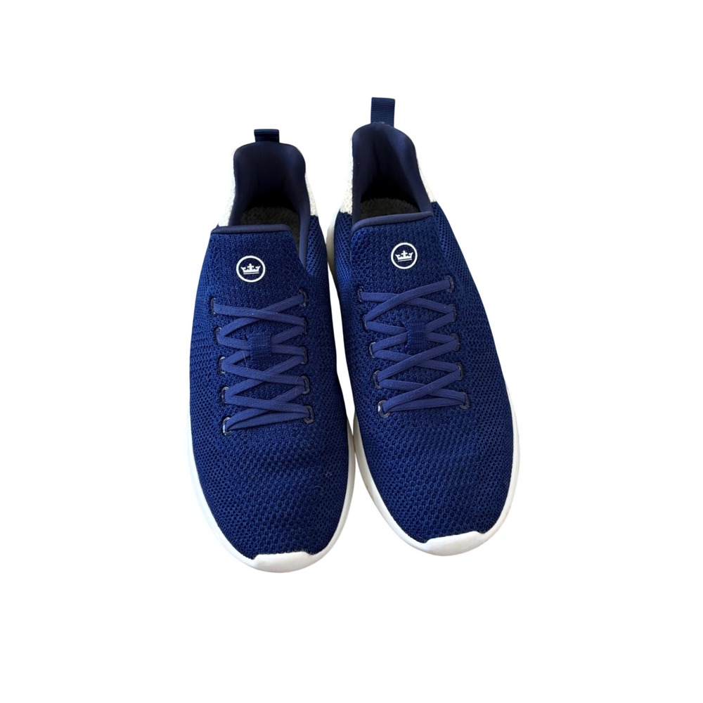 Peter Millar Hyperlight Apollo Navy Knit Sneakers LS22EF02 Mens 8